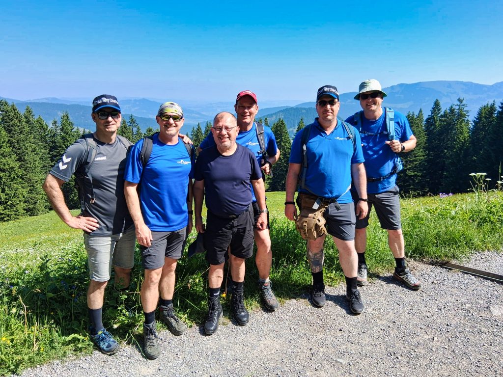 Die Jedermänner bei Kaiserwetter in Mellau